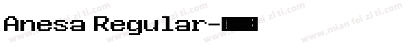 Anesa Regular字体转换